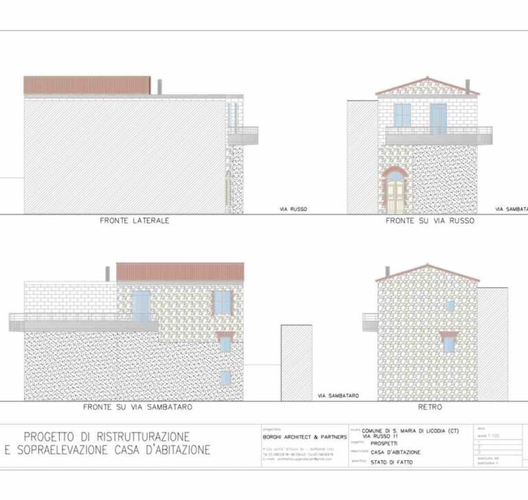 Ristrutturazione Sopraelevazione Abitazione Residenziale