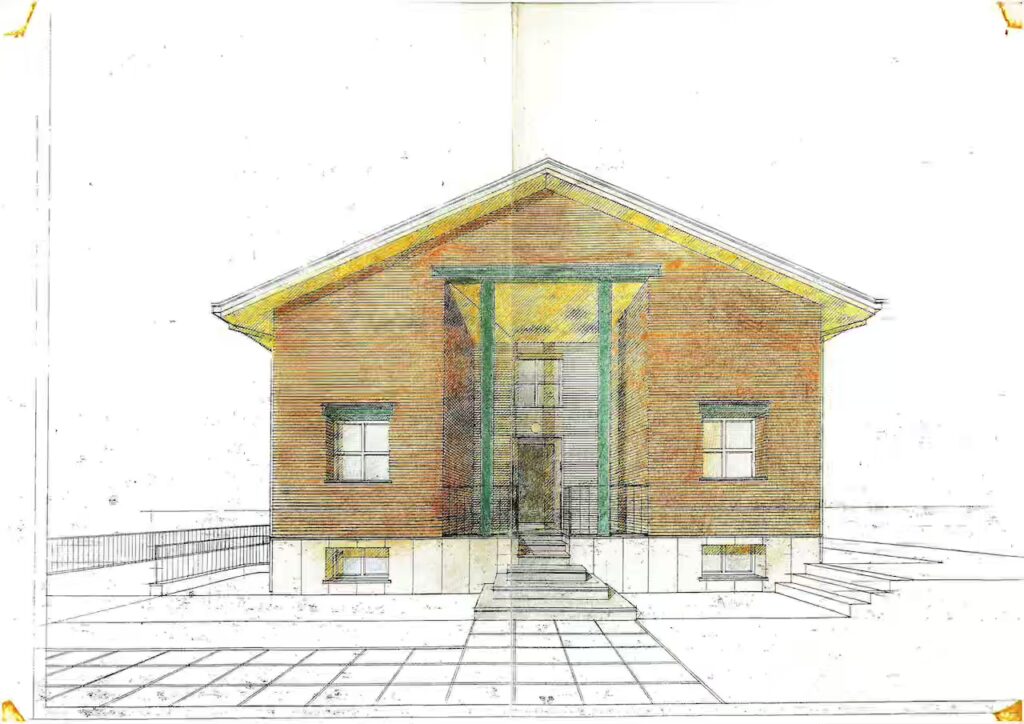 villa unifamiliare 1996 sketch